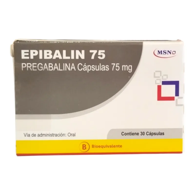 Epibalin 75 mg x 30 Cápsulas - Pregabalina