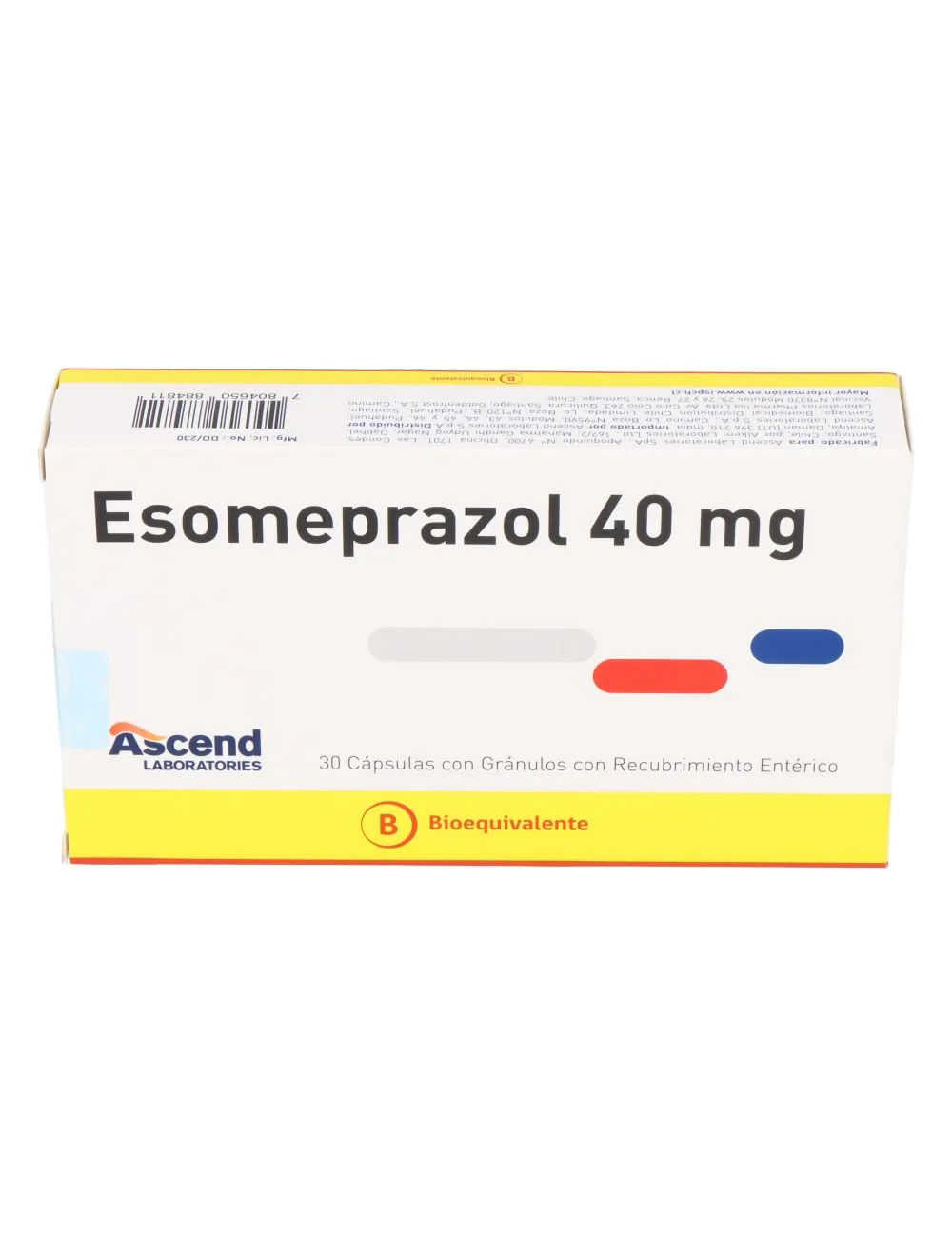 Esomeprazol 40 mg x 30 Cápsulas - Ascend