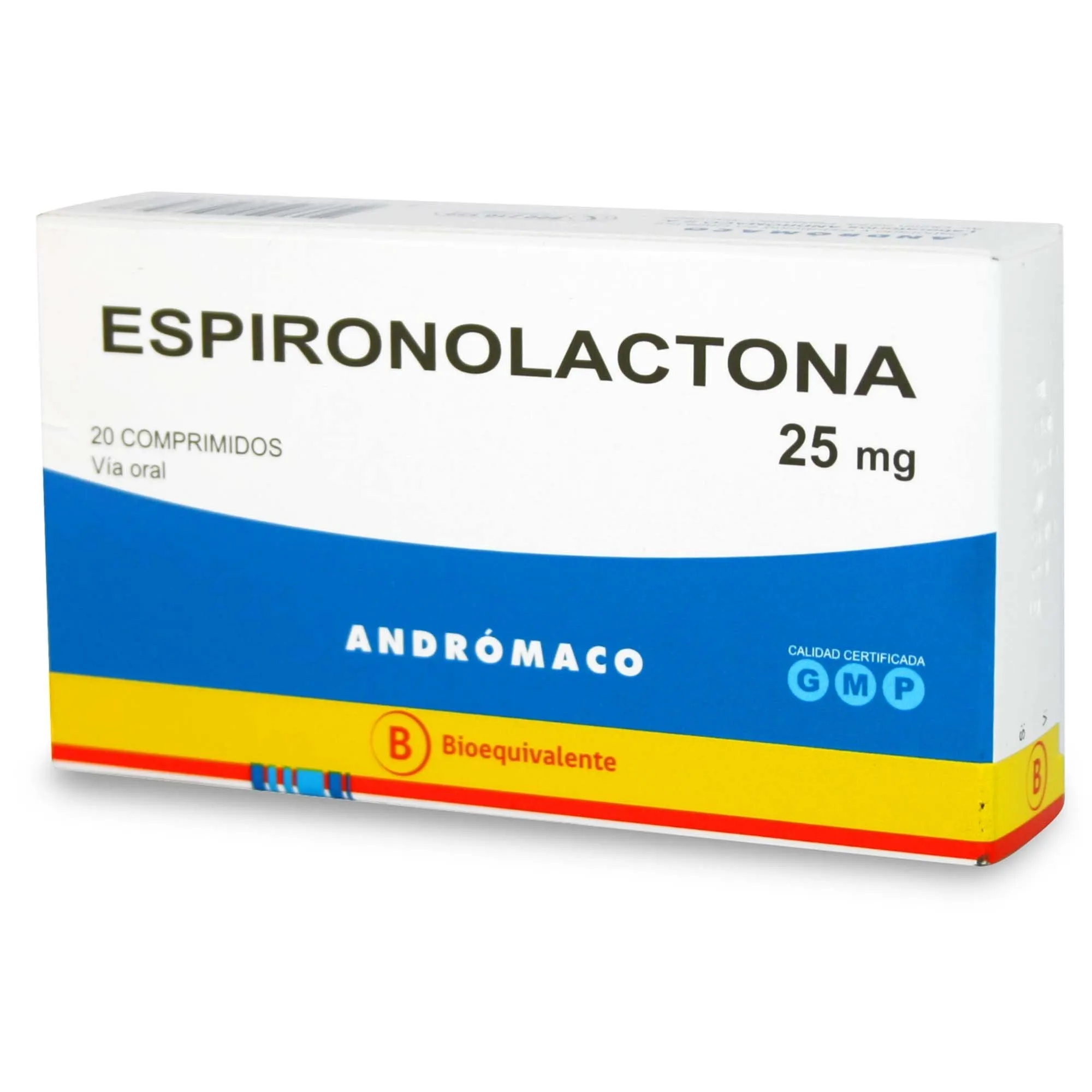 Espironolactona 25 mg x 20 Comprimidos - Andrómaco