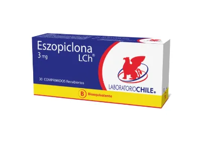 Eszopiclona 3 mg x 30 Comprimidos - Laboratorio Chile