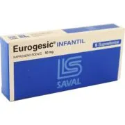 Eurogesic Infantil 50 mg Supositorios x 6 (Naproxeno Sódico)