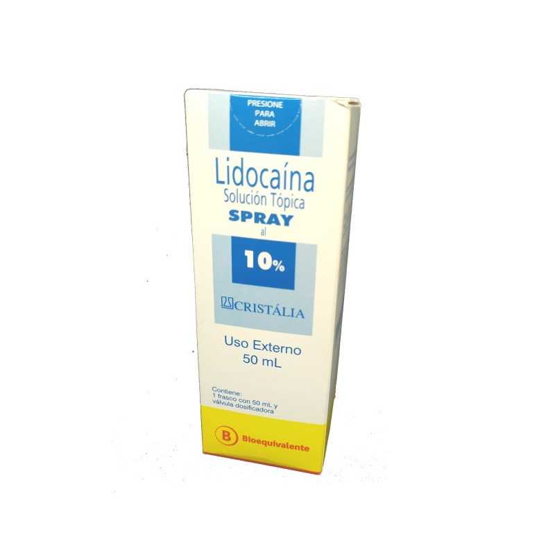 Lidocaína 10% x 50 ml Spray - Cristália
