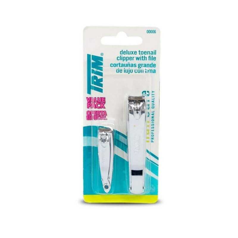 TRIM Pack Corta Uñas para Pies y Manos - 2 Unidades