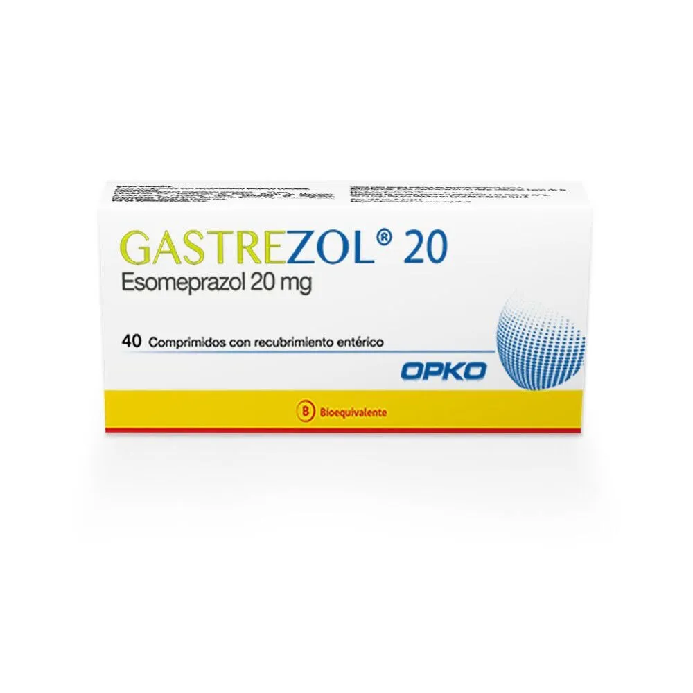Gastrezol 20 mg x 40 Comprimidos - Esomeprazol