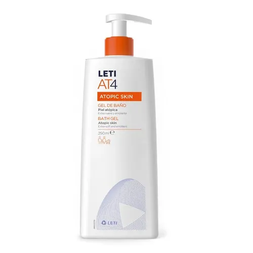 Leti AT4 Gel de Baño Piel Atópica 250 ml