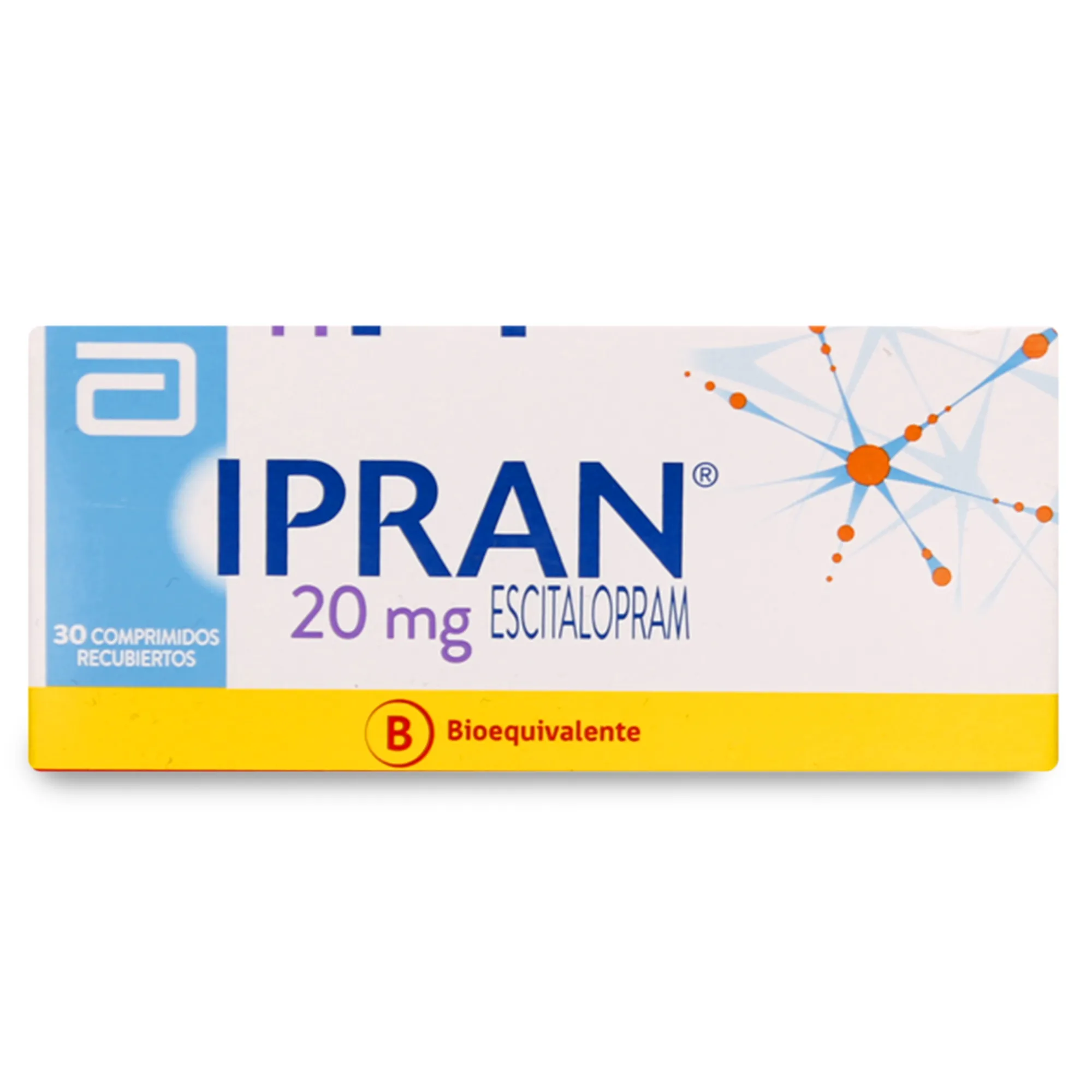 Ipran 20 mg x 30 Comprimidos - Escitalopram