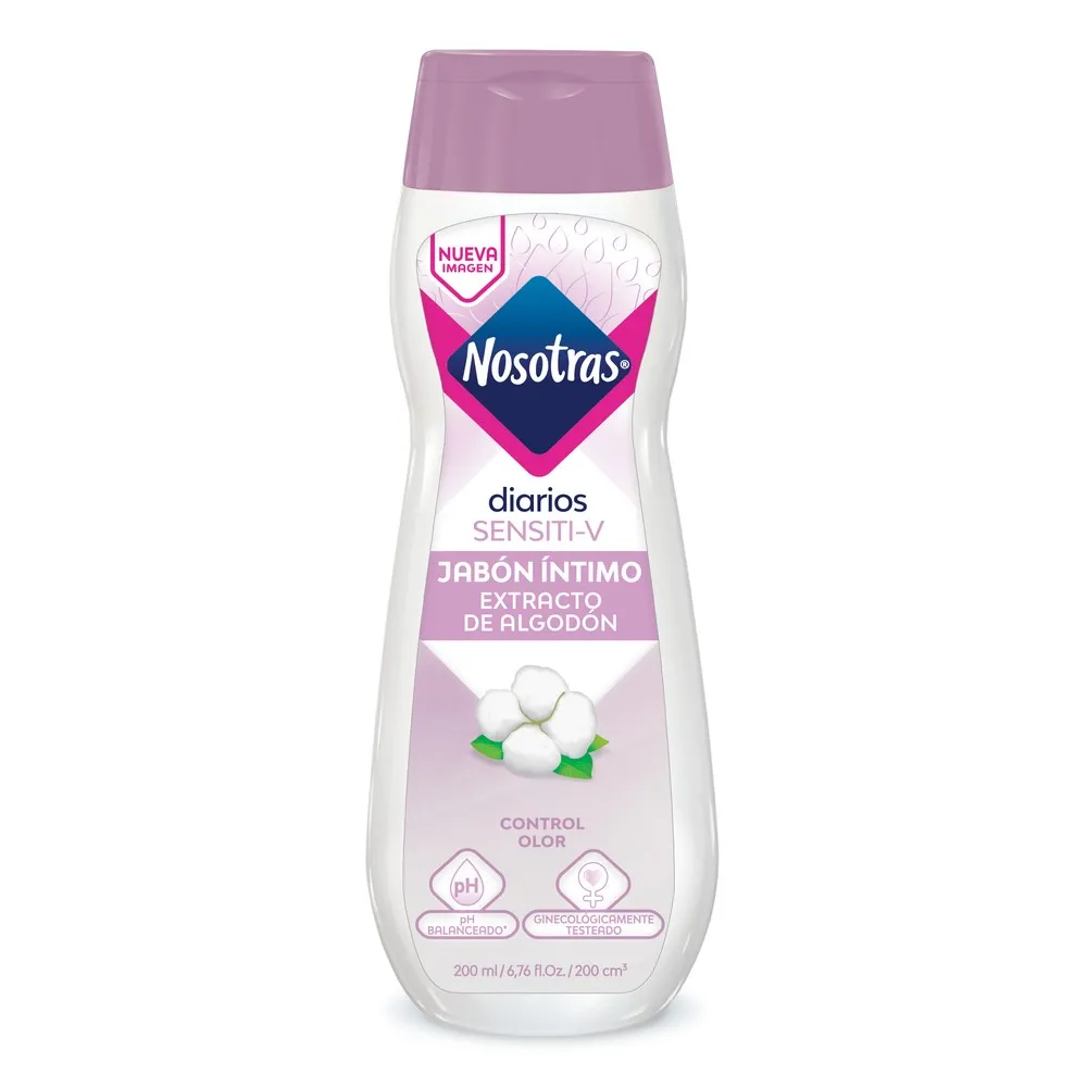 Nosotras Jabón Íntimo Sensiti-V 200 ml