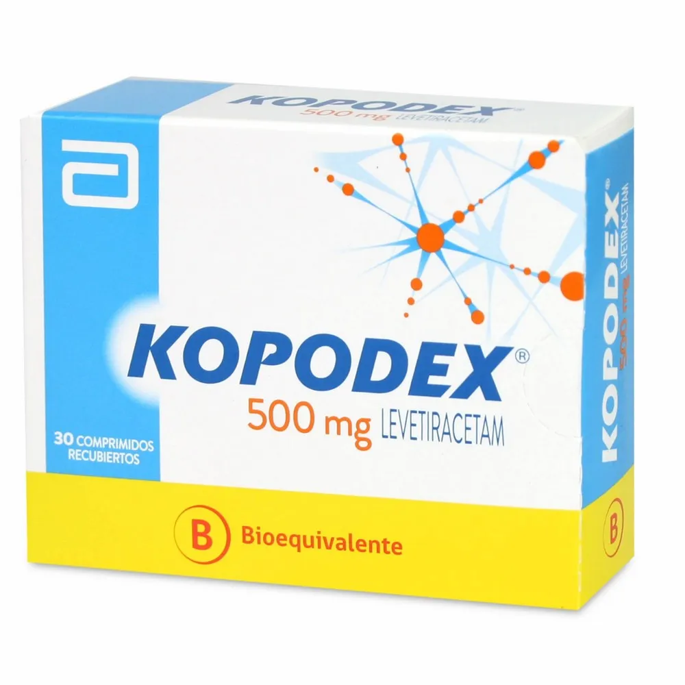 Kopodex 500 mg x 30 Comprimidos - Levetiracetam