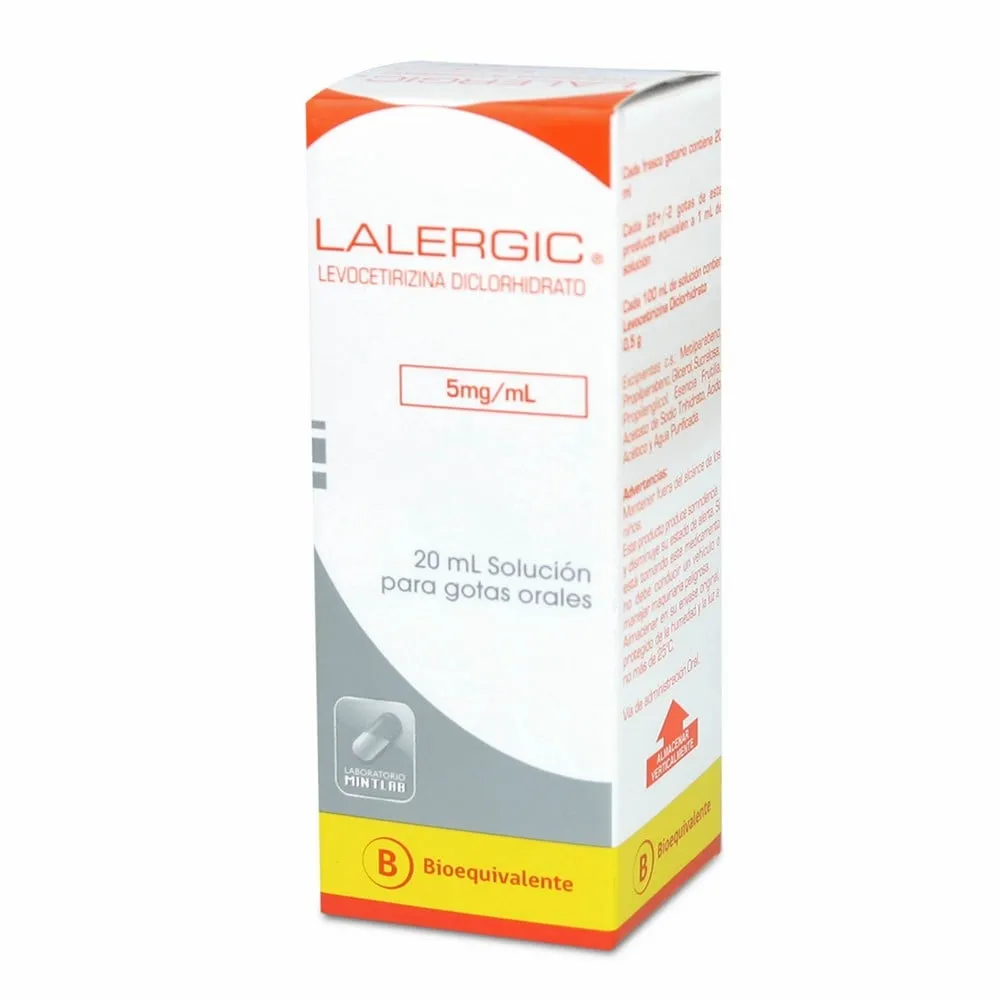 Lalergic 5 mg/mL Gotas 20 mL - Levocetirizina