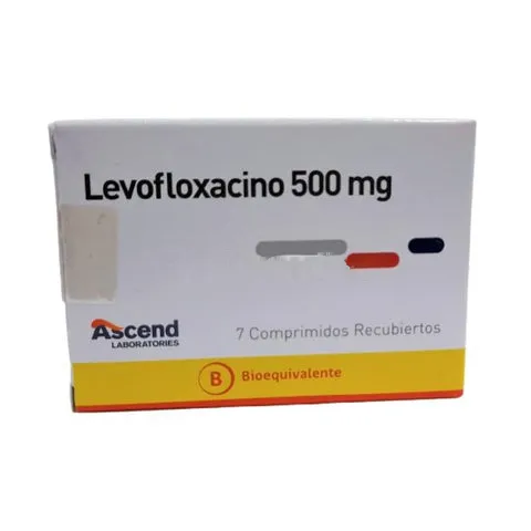 Levofloxacino 500 mg x 7 Comprimidos - Ascend Laboratories