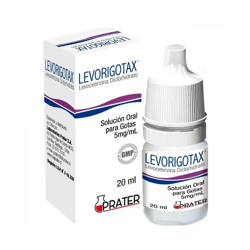 Levorigotax 5 mg/mL x 20 mL Gotas - Levocetirizina