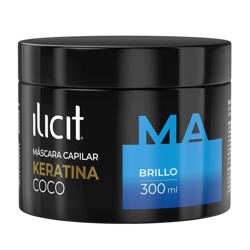 Ilicit Máscara Capilar Keratina Coco 300 ml