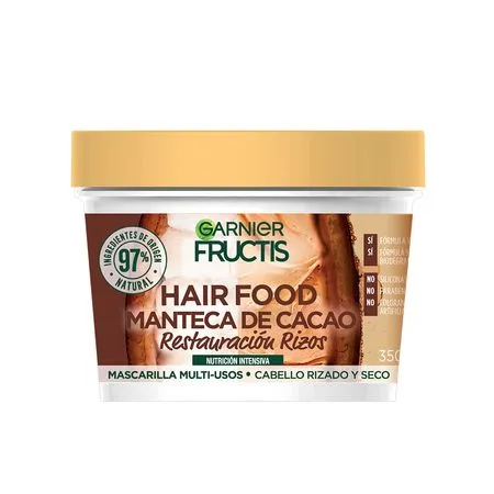 Garnier Fructis Hair Food Manteca de Cacao Restauración Rizos 350 ml