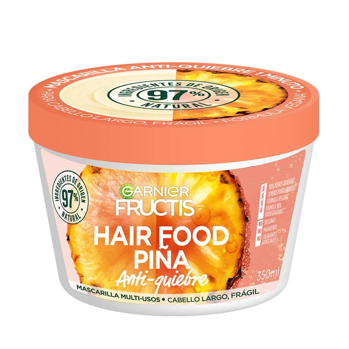 Garnier Fructis Hair Food Piña Mascarilla 350 ml
