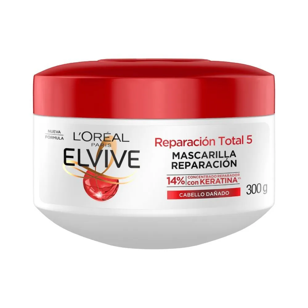 L'Oréal Paris Elvive Mascarilla Reparación Total 5 300 g