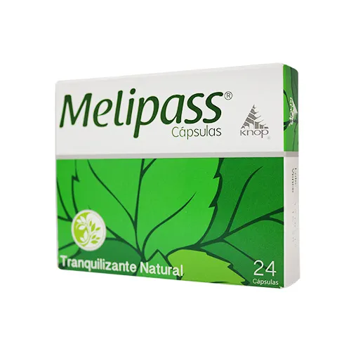 Knop Melipass 127,5 mg x 24 Cápsulas - Tranquilizante Natural