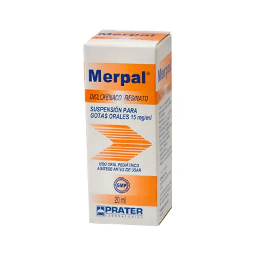 Merpal 15 mg/mL Gotas 20 mL - Diclofenaco