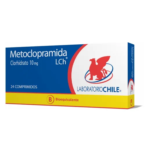 Metoclopramida 10 mg x 24 Comprimidos - Laboratorio Chile