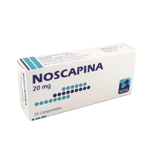 Noscapina 20 mg x 20 Comprimidos - Mintlab