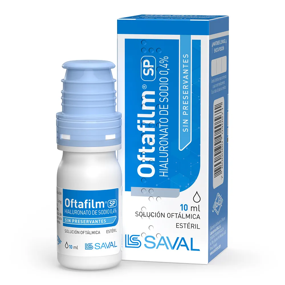 Oftafilm SP 0,4% Solución Oftálmica 10 ml - Hialuronato de Sodio