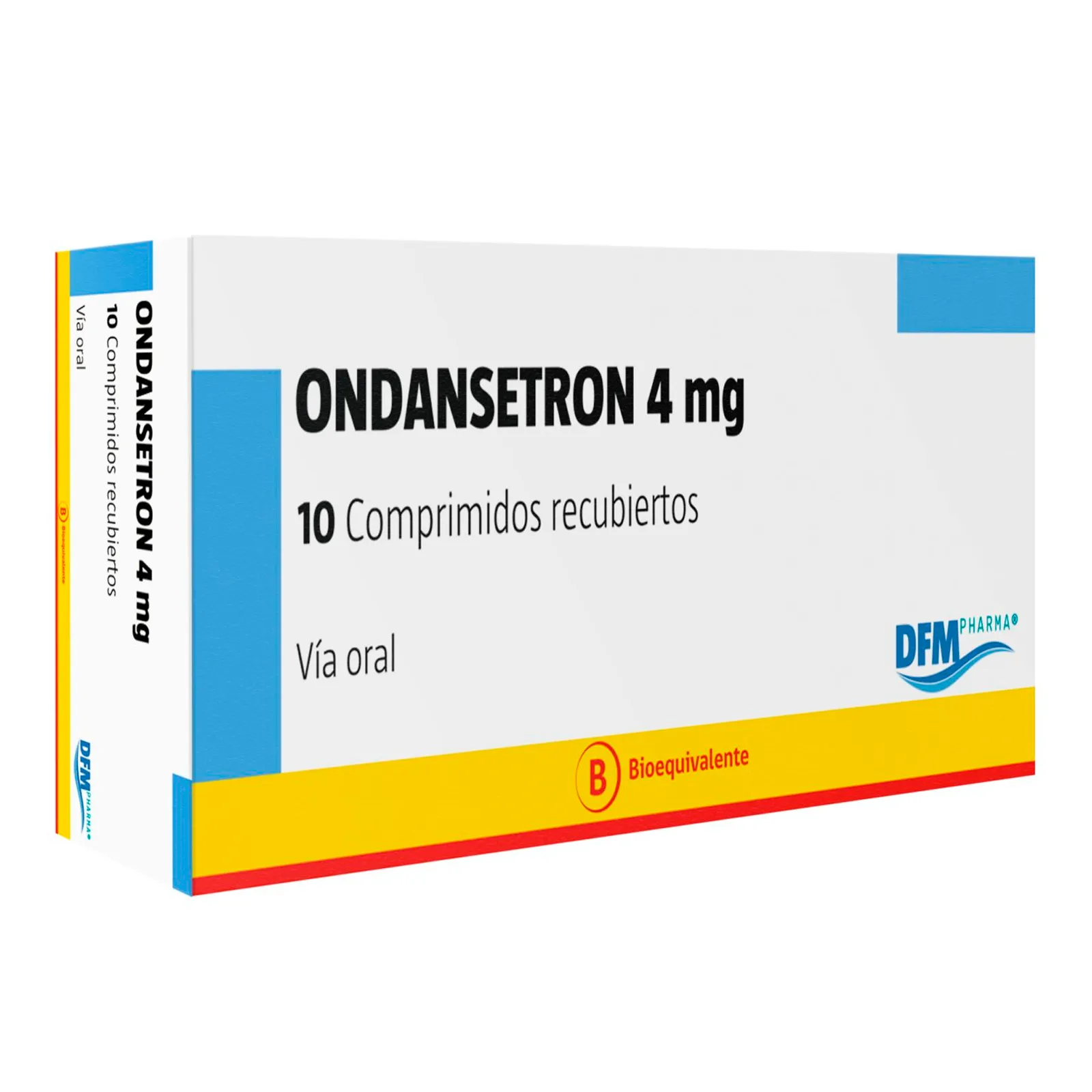 Ondansetrón 4 mg x 10 Comprimidos Recubiertos - DFM Pharma