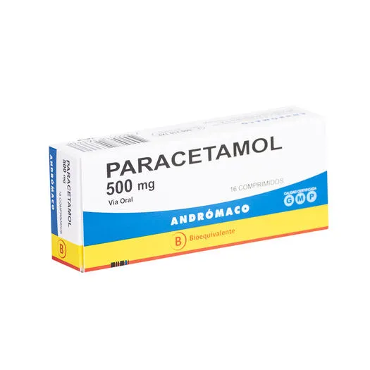 Paracetamol 500 mg x 16 Comprimidos - Andrómaco