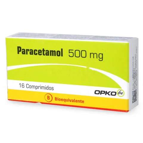 Paracetamol 500 mg x 16 Comprimidos OPKO - Bioequivalente