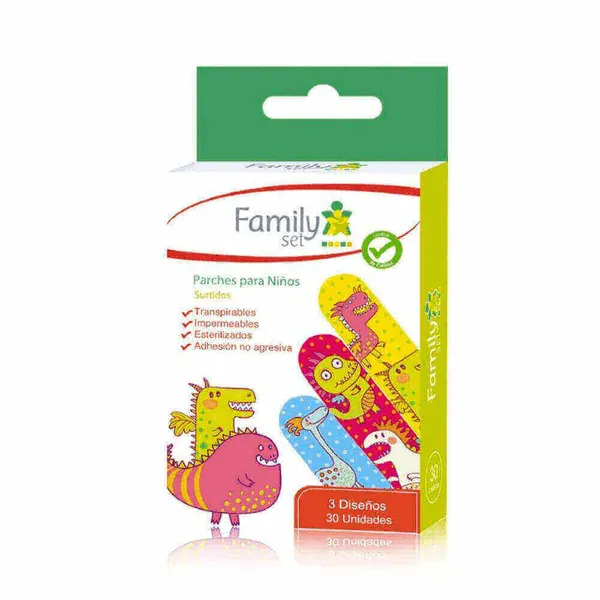 Family Set Parches para Niños Surtidos 30 Unidades