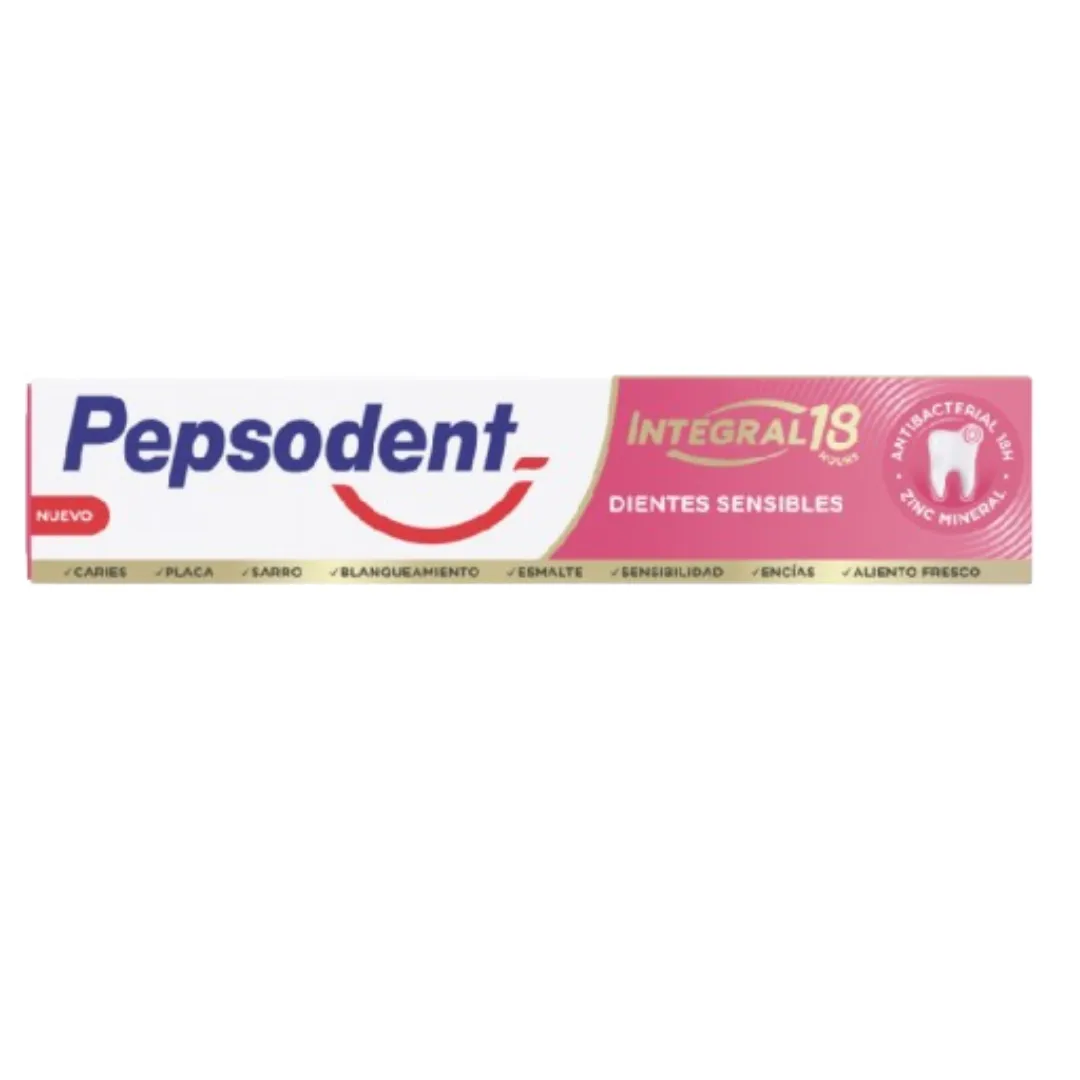 Pepsodent Integral 18 Dientes Sensibles 75 g - Pasta Dental