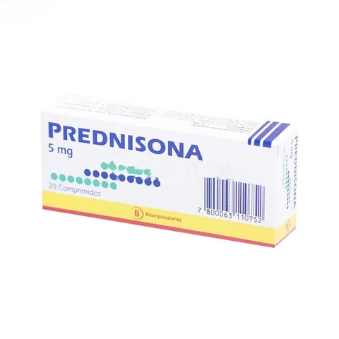 Prednisona 5 mg x 20 Comprimidos - Mintlab