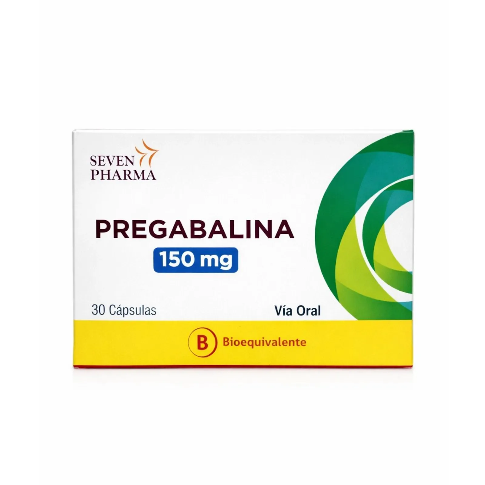 Pregabalina 150 mg x 30 Cápsulas - Seven Pharma