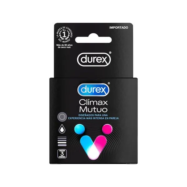 Durex Climax Mutuo 3 Preservativos - Benzocaína