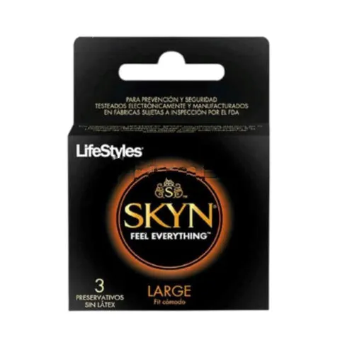 LifeStyles Skyn Large 3 Preservativos Sin Látex