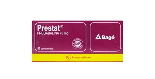 Prestat 75 mg x 40 Comprimidos - Pregabalina