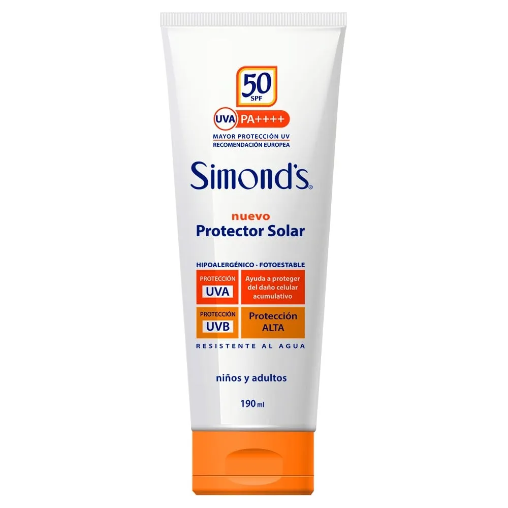 Simond's Protector Solar FPS 50+ Hipoalergénico 190 ml