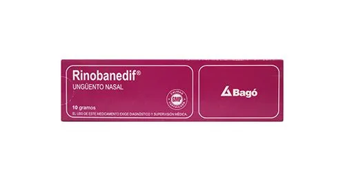 Rinobanedif Nasal 10g -Bacitracina,Neomicina,Xilometazolina,Antazolina
