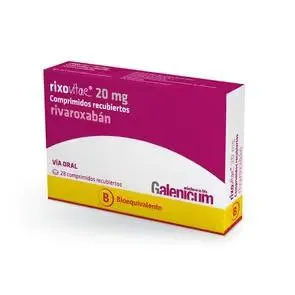Rixovitae 20 mg x 28 Comprimidos Recubiertos - Rivaroxabán