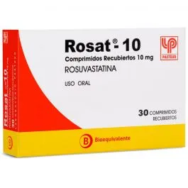 Rosat 10 mg x 30 Comprimidos Recubiertos - Rosuvastatina