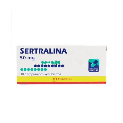Sertralina 50 mg x 30 Comprimidos - MintLab
