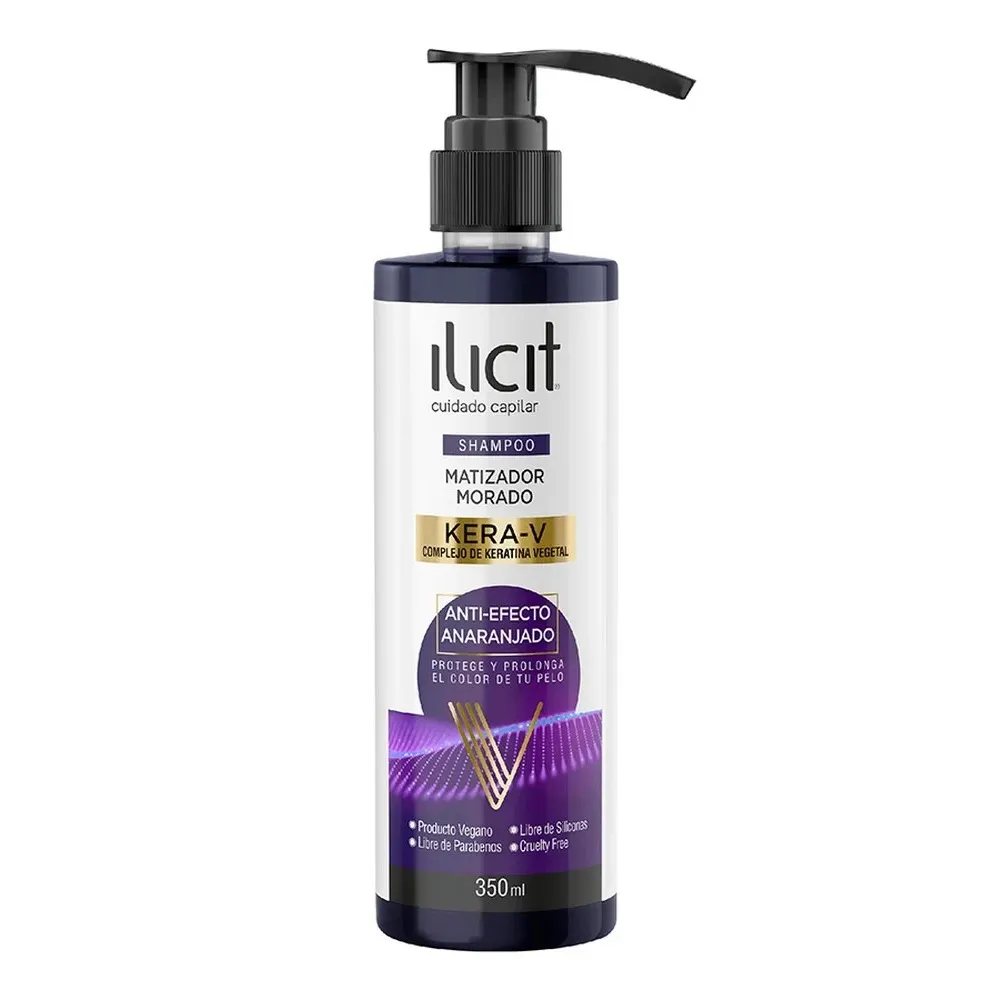 Ilicit Shampoo Matizador Morado Kera-V 350 ml