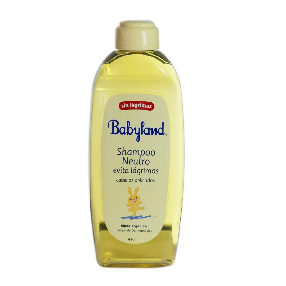 Babyland Shampoo Neutro 410 ml - Extra Suave Hipoalergénico