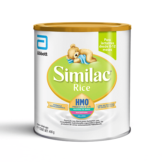 Similac Rice 400 g - Fórmula Infantil Hipoalergénica