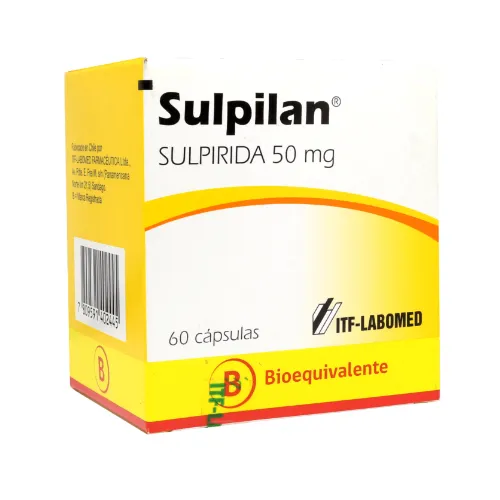 Sulpilan 50 mg x 60 Cápsulas - Sulpirida