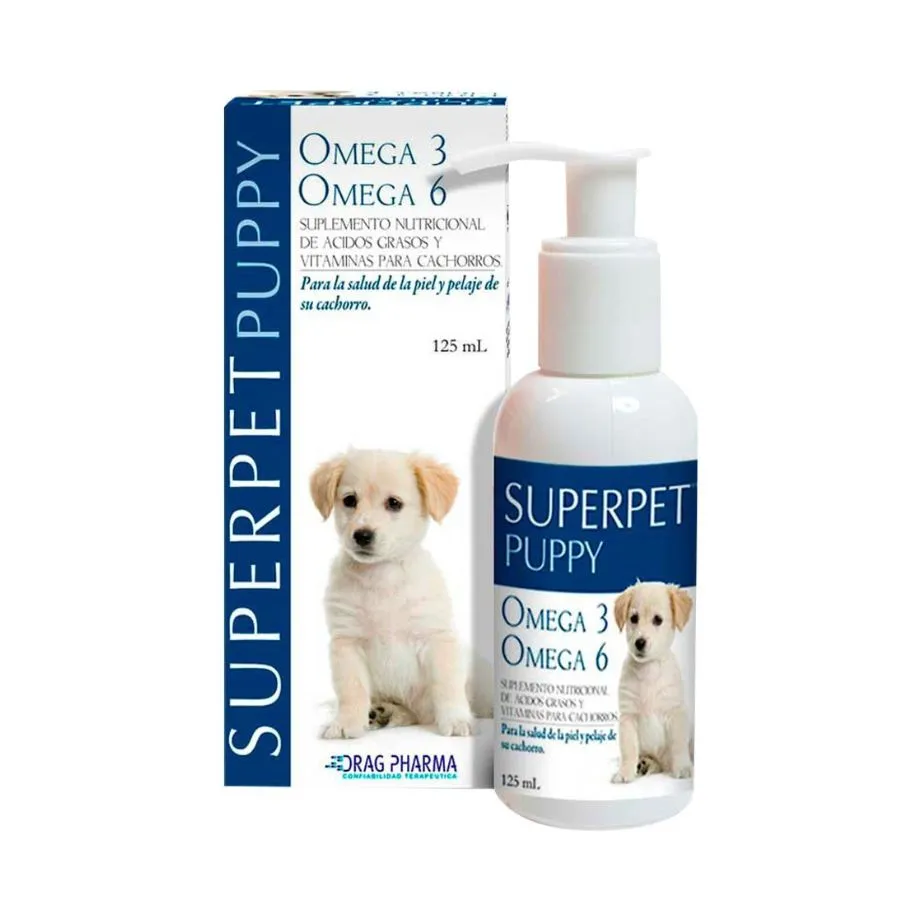 Superpet Omega Puppy 125 ml - Omega 3 y Omega 6 para Cachorros