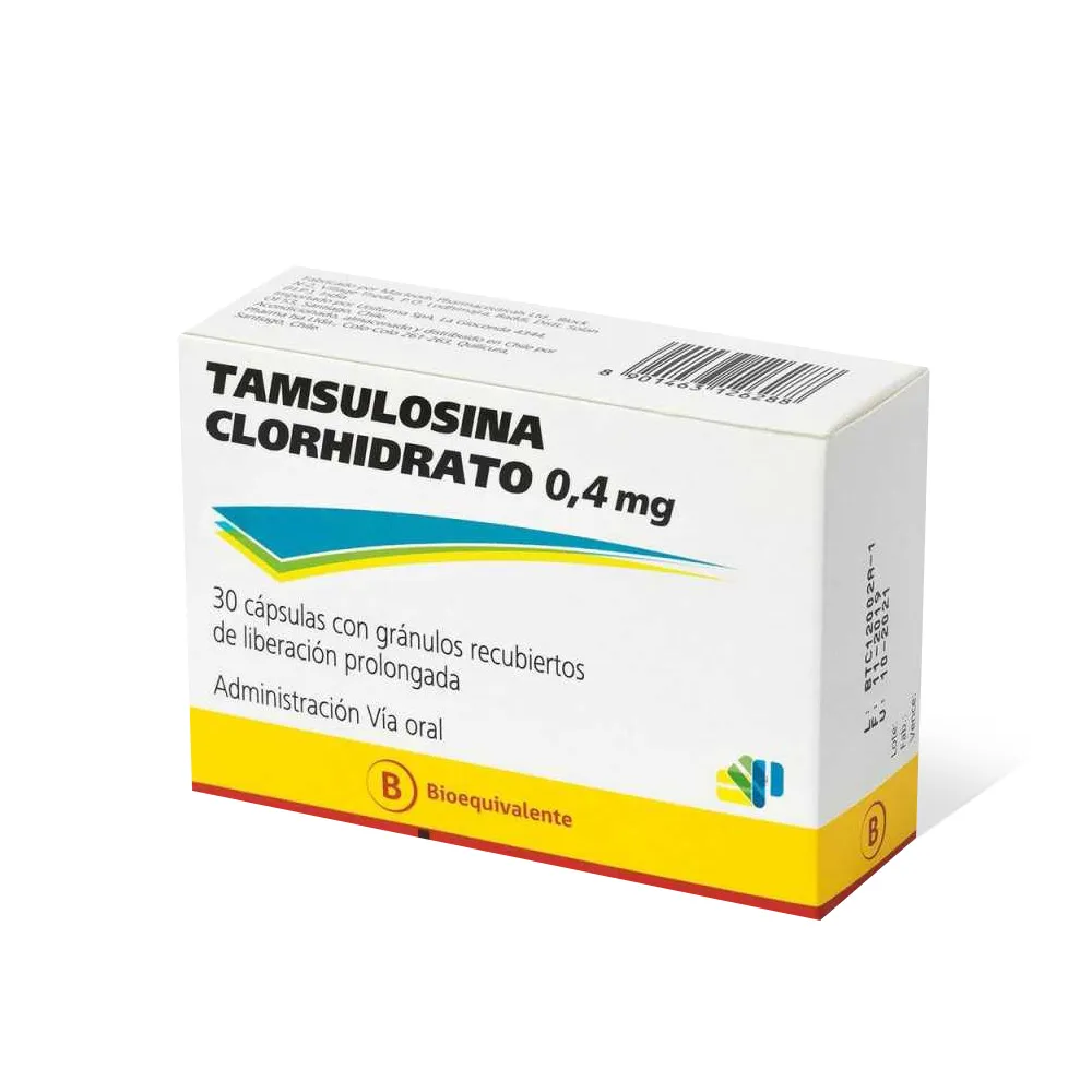 Tamsulosina 0,4 mg x 30 Cápsulas Liberación Prolongada - Macleods