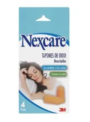 Nexcare Tapones de Oído Desechables 4 Pares
