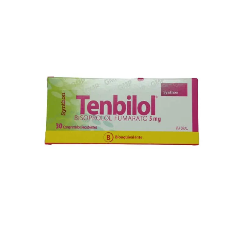 Tenbilol Bisoprolol Fumarato 5 mg x 30 Comprimidos - Synthon