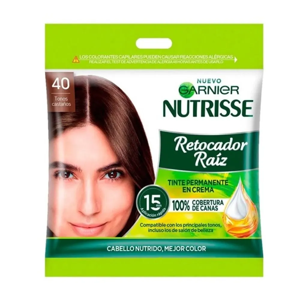 Garnier Nutrisse Retocador Raíz Tono 40 - Tinte Permanente 20 ml