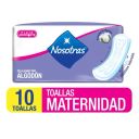 Toallas Higiénicas Maternal Suave Sin Alas Flujo Abundante