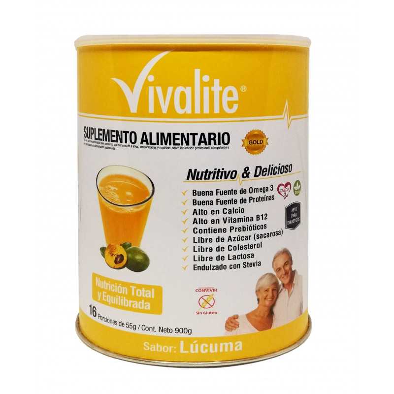 Vivalite Gold Lúcuma 900 g - Suplemento Nutricional